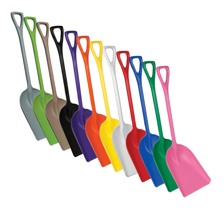 Color-coded, FDA-Compliant Plastic Shovels